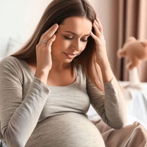 Emotional stress during the first trimester of pregnancy