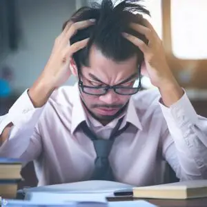 What are the symptoms of mental exhaustion in teachers?