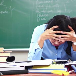 What are the signs of burnout in teachers?