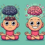 Stressed Brain vs Mindful Brain